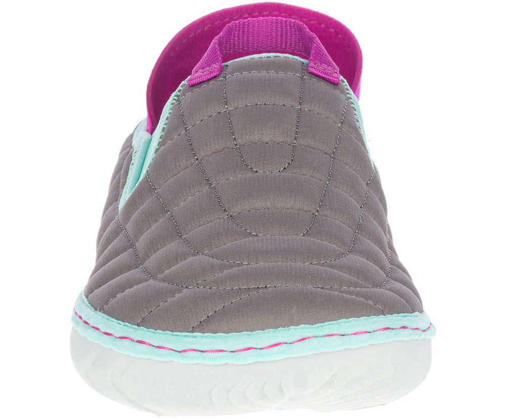 Merrell Barefoot Sko Dame - Hut Moc - Grå/Pink - IHK583107